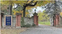  ?? BRYAN LEVESQUE TORSTAR ?? Niagara-on-the-Lake’s Randwood Estate is a 13-plus acre historical estate featuring a home built in 1825 and mature trees and plant life.