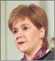  ??  ?? NICOLA STURGEON: Hailed nation’s caring tradition.