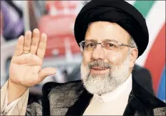  ??  ?? Iran’s next prez? With Tehran’s top clerics recalibrat­ing in the age of Trump, hardliner judge Ebrahim Raisi seems headed for victory.