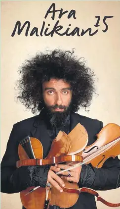  ?? Foto: CSN-Archiv ?? Seit 15 Jahren lebt Ara Malikian in Spanien.