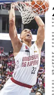  ?? ?? ZAVIER LUCERO says his team’s win over Ateneo isn’t “just another game.”