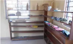  ??  ?? The handicraft showroom of Atunda Olu School, Surulere