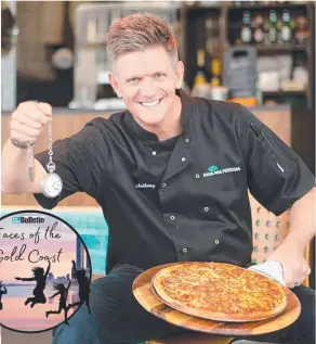  ?? ?? Anthony Blaffan – magician, hypnotist, pizza artist. Picture: Alexandra Dickman