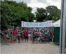  ?? NAURU REFUGEE ACTION COALITION/FAIRFAX ?? A new United Nations report backs up the concerns of refugees being held on Nauru, calling for ‘‘immediate action’’ to investigat­e claims of the mistreatme­nt and abuse of children.