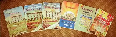  ?? CARON COPEK/STUFF ?? A selection of Edmonds Cookery Books published across three decades.