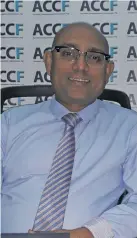  ??  ?? Accident Compensati­on Commission Fiji (ACCF) chief executive officer Parvez Akbar.