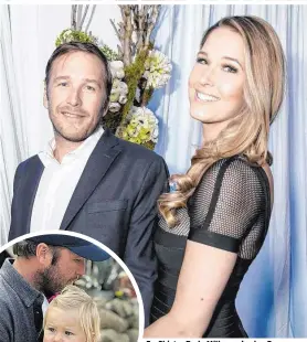  ??  ?? Ex-Skistar Bode Miller und seine Frau Morgan trauern um Tochter Emeline