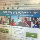  ?? SUSAN TOMPOR/USA TODAY NETWORK ?? This year, amid pandemic uncertaint­ies, the number of families filling out the FAFSA has been lower than last year.