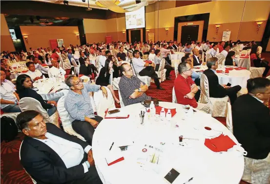  ??  ?? Full house: The seminar saw a big turnout of SMEs and business leaders.