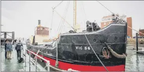  ??  ?? STANDING THE TEST OF TIME VIC 56 at the Historic Dockyard, Portsmouth