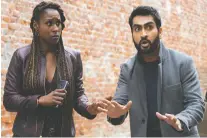  ?? NETFLIX ?? Issa Rae, left, and Kumail Nanjiani star in The Lovebirds, a murder mystery originally slated for theatrical release. It streams May 22.