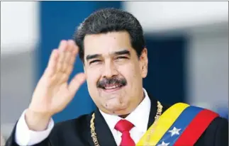  ?? MARCELO GARCIA/VENEZUELAN PRESIDENCY/AFP ?? Nicolas Maduro said on Monday he was ‘optimistic’ after dialogue between his government and the opposition resumed in Barbados.