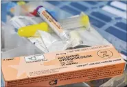  ?? MEDIANEWS GROUP FILE PHOTO ?? Naloxone Hydrochlor­ide, known by the name-brand Narcan.