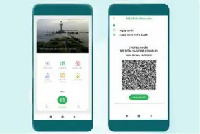  ?? Photo of the Ministry of Health. ?? A vaccine passport displayed on the PC COVID-19 app.