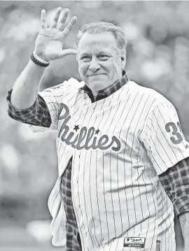  ?? ERIC HARTLINE/USA TODAY SPORTS ?? Former pitcher Curt Schilling says he’s interested in the Phillies’ manager job.