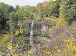  ?? BARRY GRAY HAMILTON SPECTATOR FILE PHOTO ?? Fall colours were on display throughout the Hamilton area in October 2020. Webster's Falls is a popular spot for locals and tourists.