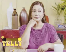  ?? ?? Dina Bonnevie takes on a comedy persona on TV5’s Kalye Kweens.