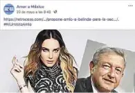  ??  ?? Falso. Las ‘noticias’ que circulan en redes sociales sobre el tema cuentan con más de 8 mil interaccio­nes.