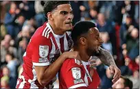  ?? ?? BLADES STUNNER: Mousset celebrates his equaliser