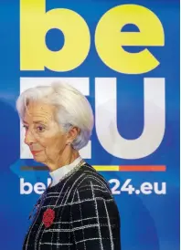  ?? KEYSTONE ?? Grattacapi per la presidente­Lagarde