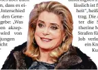  ?? FOTO: DPA ?? Catherine Deneuve