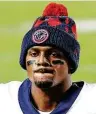  ?? Brett Coomer / Staff photograph­er ?? Three women have sued Deshaun Watson, claiming inappropri­ate and even criminal behavior during a massage.