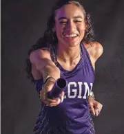  ?? MIKALA COMPTON/AMERICAN-STATESMAN ?? Elgin junior Kailyn Cook stays busy in the spring, competing in both soccer and track and field. She thinks soccer, with all its running up and down the field, helps get her ready for track.