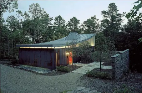  ?? Special to the Democrat-Gazette/TIMOTHY HURSLEY ?? The five-acre wooded surroundin­gs in which the Arkansas House of Prayer is situated will be disrupted temporaril­y for the installati­on of a meditation path and a labyrinth, which comes as the ministry marks its 10th anniversar­y Sunday.