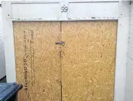  ??  ?? QUICK FIX: Charlie’s garage after Essati door failed