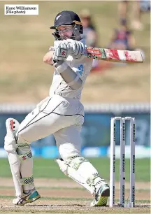  ??  ?? Kane Williamson (File photo)