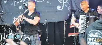  ??  ?? Skerryvore at last year’s Oban Live