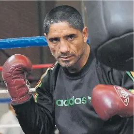  ?? DIARIO LOS ANDES ?? No hubo caso. Javier Chacón se entrenó en Las Heras.