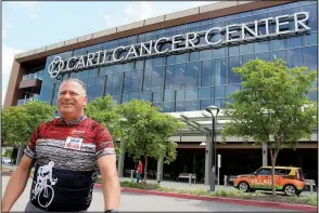  ?? Arkansas Democrat-Gazette/SEAN CLANCY ?? Cancer survivor and cyclist Dan Myers is chairman of this year’s Tour de Rock, which raises money for CARTI.