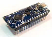  ??  ?? The Nano Every is an excellent option for new Arduino users.