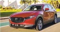  ?? MAZDA ?? Sold in four trim levels with front- or all-wheel drive, the CX-30 has starting prices that range from $22,995 to $30,700.