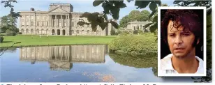  ??  ?? The lake at Lyme Park and (inset) Colin Firth as Mr Darcy