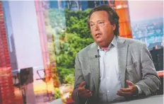  ?? CHRISTOPHE­R GOODNEY/BLOOMBERG ?? Imax CEO Richard Gelfond says the acquisitio­n of Cineplex by Britain’s Cineworld is “smart for all sides.”