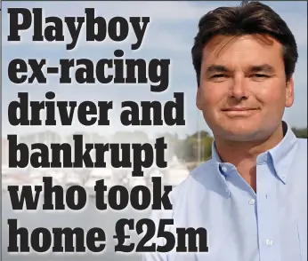  ??  ?? Dominic Chappell: Ex-public schoolboy left a trail of business failures behind him