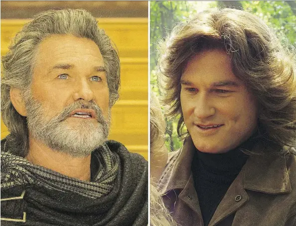  ?? DISNEY-MARVEL ?? Kurt Russell is seen as Ego in two scenes from Guardians of the Galaxy Vol. 2. Los Angles-based Lola Visual Effects is responsibl­e for the post-production visual effects which show characters as their younger selves. The process can take up to a year...