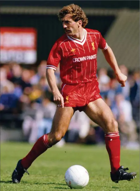  ?? FOTO: GETTY IMAGE ?? Björn Melins yndlingstr­øje er denne fra Umbro, som Liverpool brugte fra 1982 til '85.