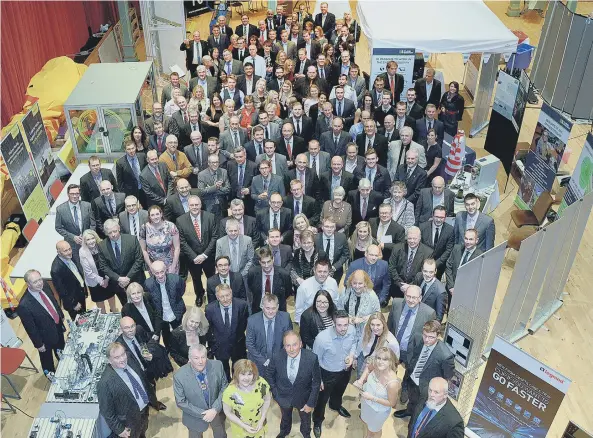  ??  ?? Guests gather for the Scarboroug­h Engineerin­g Week dinner at The Spa, hosted by the Scarboroug­h Business Ambassador­s. Picture by Paul Atkinson