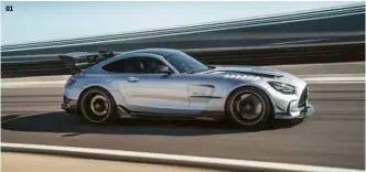  ??  ?? 01
01 Affalterba­ch chose to equip the AMG GT Black Series with a flat-plane crank V8. The result wasn't just a higher rev limit, better top-end power, more noise and quicker response, but an additional 107 kw and 100 N.m. 02 So heavily upgraded was AMG'S V8 that they gave it a new engine code: M178 LS2. 03 The multiple award-wining Ferrari F136F engine (as fitted to the Ferrari 458) features a flat-plane crankshaft. The F136Y version features a cross-plane crankshaft and was fitted to a range of Maseratis and the Alfa Romeo 8C.