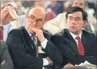  ??  ?? MENTOR: The former Labour leader John Smith, left, and Mr Brown.