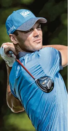  ?? Foto: Sven Hoppe, dpa ?? Deutschlan­ds Golfstar Martin Kaymer ist sich sicher, dass er in Southport eine gute Rolle spielen kann.