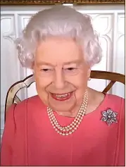  ??  ?? VIDEO STAR: Even the Queen uses Zoom