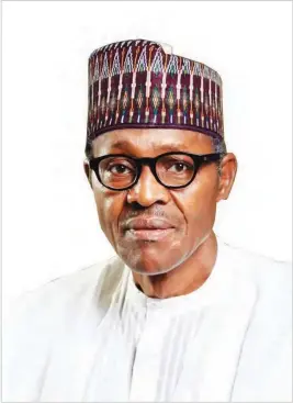  ??  ?? President Muhammadu Buhari