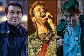  ?? NBC ?? James Wolk stars in NBC’S “Ordinary Joe,” shot in Atlanta but set in New York, where a decision at college graduation takes him on three potential career paths: cop, singer and nurse.