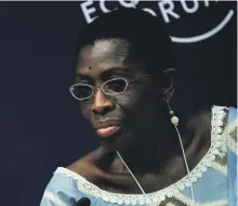  ?? AFP ?? Antoinette Sayeh has been made deputy at the IMF