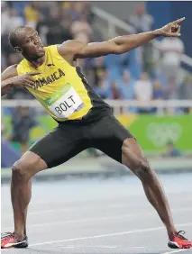  ?? DAVID J. PHILLIP/THE ASSOCIATED PRESS ?? The documentar­y I Am Bolt reveals what Usain Bolt hopes is a more complete picture of how he became a nine-time Olympic champion.