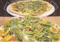  ??  ?? Renu Tharakan@renmmartim­es Oscar-ready pizza night at home with fresh arugula, veggies and feta cheese